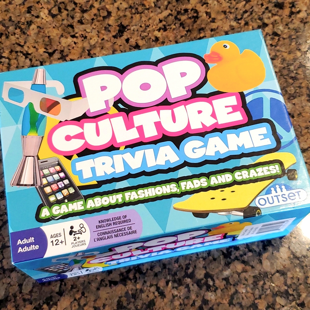 Pop Culture Trivia- Card Game.